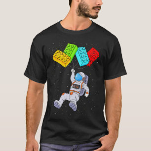 Camiseta Construtor Mestre de Astronautas do Espaço Constru
