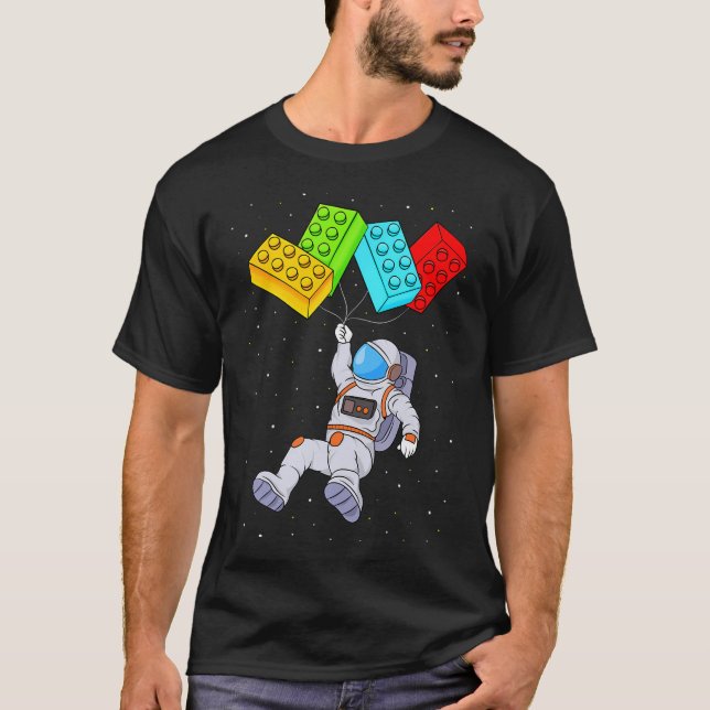 Camiseta Construtor Mestre de Astronautas do Espaço Constru (Frente)
