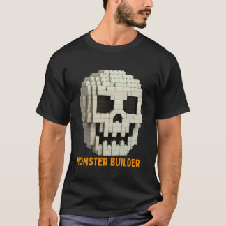 Camiseta Construtor Mestre de Halloween Abóbora Crianças Bl