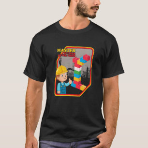 Camiseta Construtor Mestre Nunca Cria Construção B