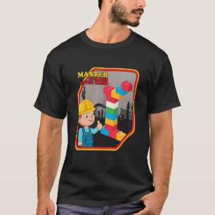 Camiseta Construtor Mestre Nunca Cria Construção B