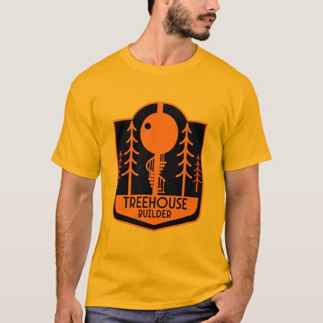 Camiseta Construtor Mestre Treehouse (Frente)