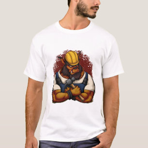 Camiseta Construtor Trabalhador Bugbear Artistics POD