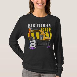 Camiseta Construtora de veículos 8 Aniversário 8 Ye