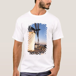 Camiseta Consuegra, La Mancha, Espanha, moinhos de vento