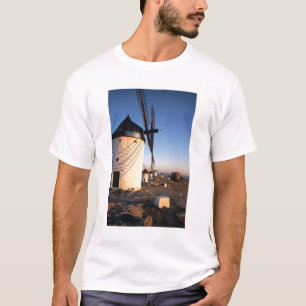 Camiseta Consuegra, La Mancha, Espanha, moinhos de vento