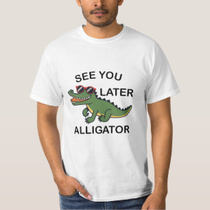 Camiseta Consulte Você Mais Tarde Alligator