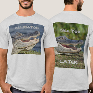 Camiseta Consulte Você Mais Tarde Alligator