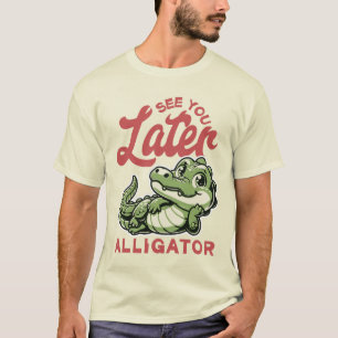 Camiseta Consulte Você Mais Tarde Alligator