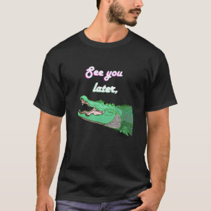 Camiseta Consulte Você Mais Tarde Preenchimento Do Alligado