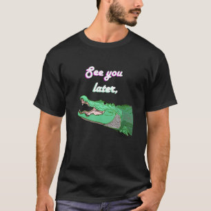 Camiseta Consulte Você Mais Tarde Preenchimento Do Alligado