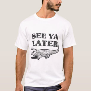 Camiseta Consulte Ya Posterior Alligator Animal Pun Crocodi