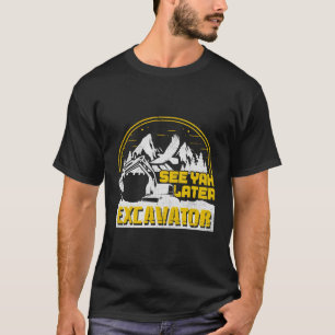Camiseta Consulte Ya Posterior Excavator Graphic Heavic Equ