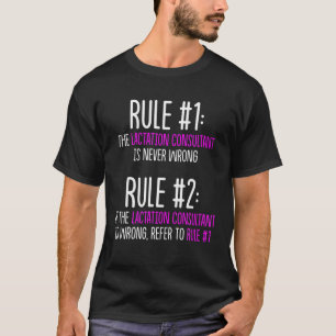 Camiseta Consultor de Aleitamento Sensibilização para o A
