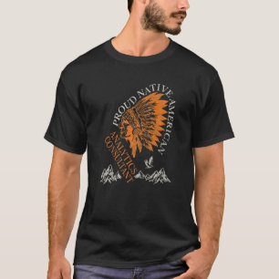 Camiseta Consultor de Análise Proud Native American Emprego