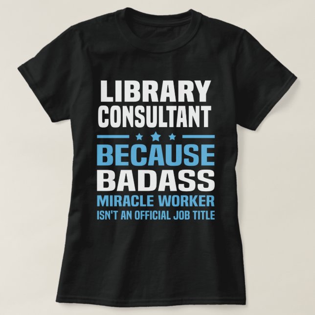 Camiseta Consultor de Biblioteca (Frente do Design)