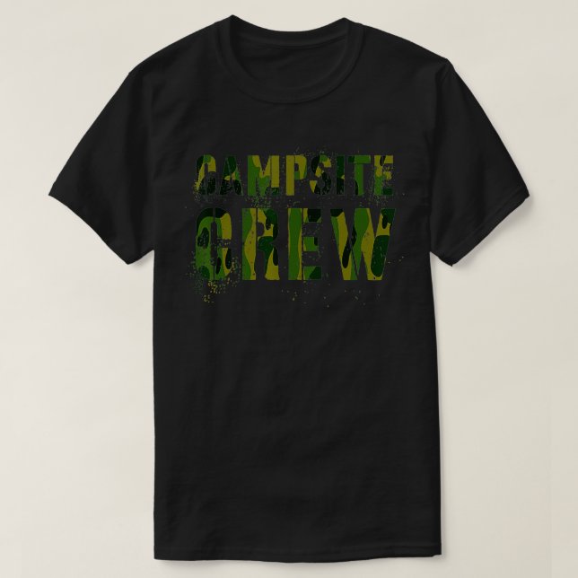 Camiseta Consultor de Funcionarios de Verão da CAMPSITE CRW (Frente do Design)