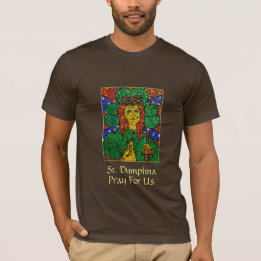Camiseta Consumidor do St. Dymphna do t-shirt dos homens da