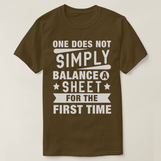 Camiseta Contabilidade Contabilística Contabilística Contab (Frente do Design)