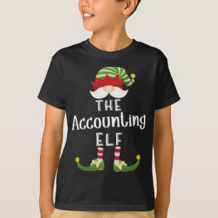 Camiseta Contabilidade do Elf Natal Engraçado Festa Pajama