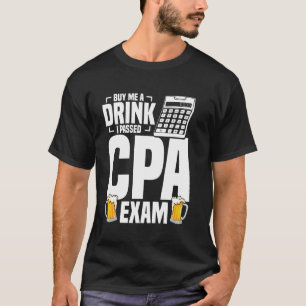 Camiseta Contabilidade Exame CPA Graduado Contador CPA