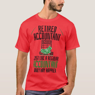 Camiseta Contabilista Aposentado Como Contabilista Regular