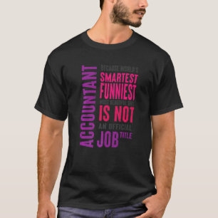 Camiseta Contabilista Contabilista Contabilista Marcador de