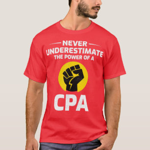 Camiseta Contabilista Contabilista Estudante Cpa Engraçado 