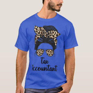 Camiseta Contabilista de Imposto Mensagem de Freio de Vida