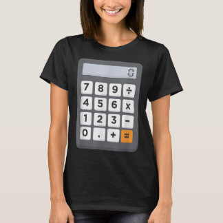 Camiseta Contabilista Engraçado Figurino de Fato de Matemát