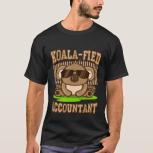 Camiseta Contabilista Koala Finance I Graduação Pun