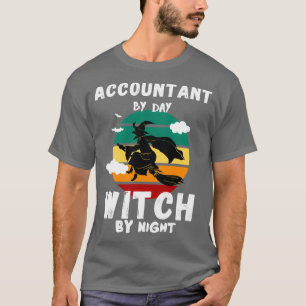 Camiseta Contabilista por bruxa noturna Dia de as Bruxas en