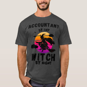 Camiseta Contabilista por bruxa noturna Dia de as Bruxas en