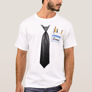 Camiseta Contabilista Vestida com Trabalho Confortável