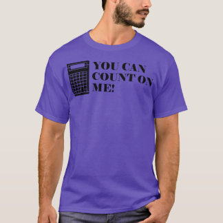 Camiseta Contabilista Você pode contar comigo