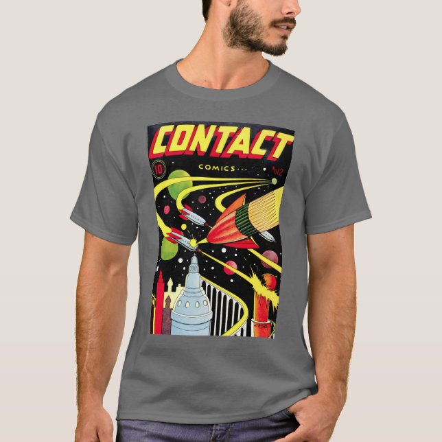 Camiseta Contacte o t-shirt #12 (Frente)