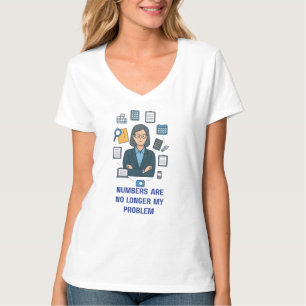 Camiseta Contador Aposentado – Presente Divertido