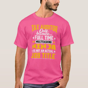 Camiseta Contador de Analistas Fiscais do Título de Cargo d