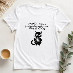 Camiseta Contador de Histórias Mentor Gramático Entusiasta