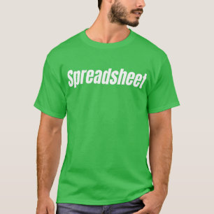 Camiseta Contador Engraçado - Planilha
