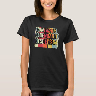 Camiseta Contador Legendário Desde 1954   Contador