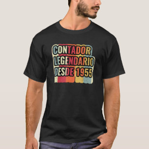 Camiseta Contador Legendario Desde 1955 Contador
