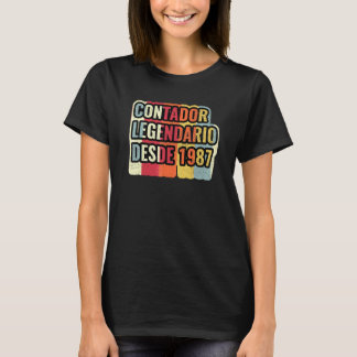Camiseta Contador Legendário Desde 1987   Contador