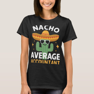 Camiseta Contador Médio Nacho Engraçado Cinco De Mayo Mexic