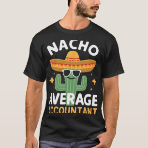 Camiseta Contador Médio Nacho Engraçado Cinco De Mayo Mexic