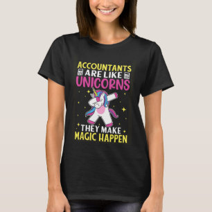 Camiseta Contadores São Como Unicórnios Fazem Magia Acontec