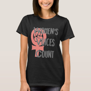 Camiseta Contagem das vozes das mulheres