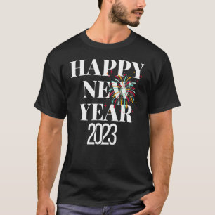 Camiseta Contagem de Partes Vésperas de ano novo do feliz a