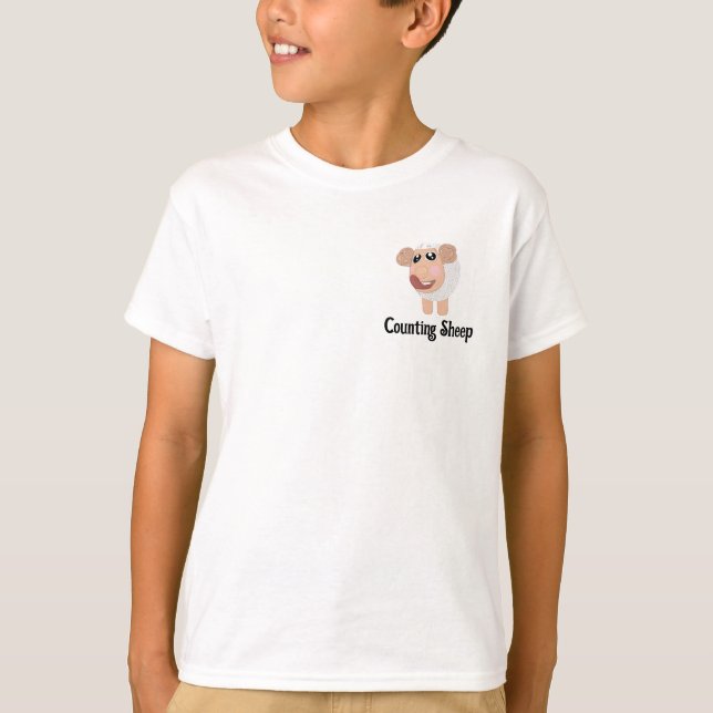 Camiseta Contagem de T-Shirt de Ovinos (Frente)