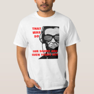 Camiseta contagem quatro